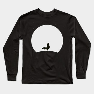 Midnight rooster Long Sleeve T-Shirt